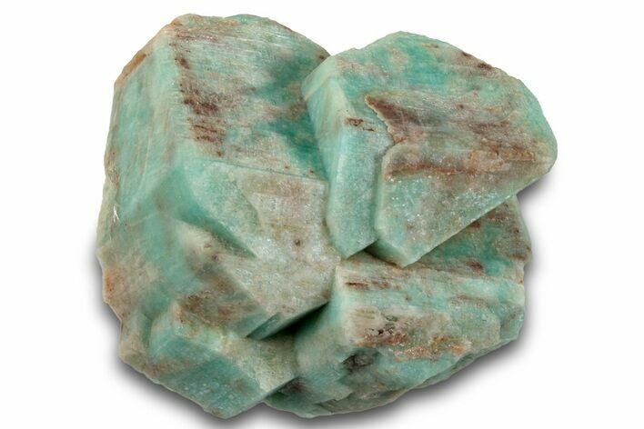 Teal-Blue Amazonite Crystal Cluster - Lake George, Colorado #259954